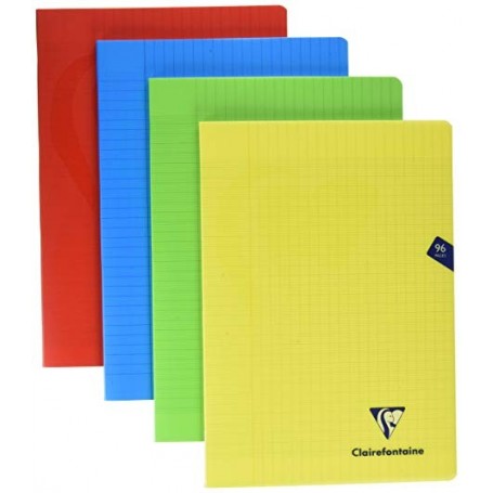 Cahier Clairefontaine Mimesys 24X32 96p 90g petits carreaux 5x5