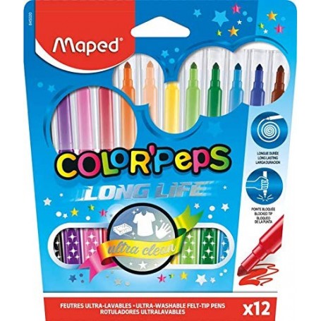 Maped Color'Peps Tablier de Protection pour Enfant de 18 mois à 5